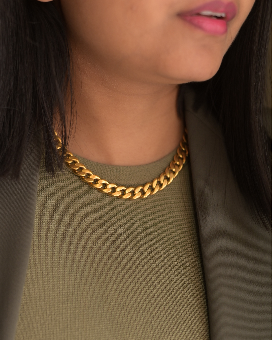 Unisex Chunky Link Necklace