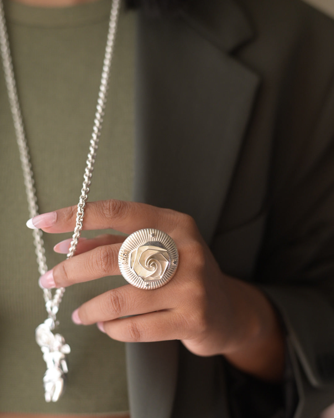 British Rose Statement Ring