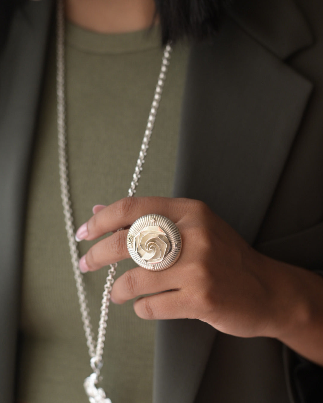 British Rose Statement Ring