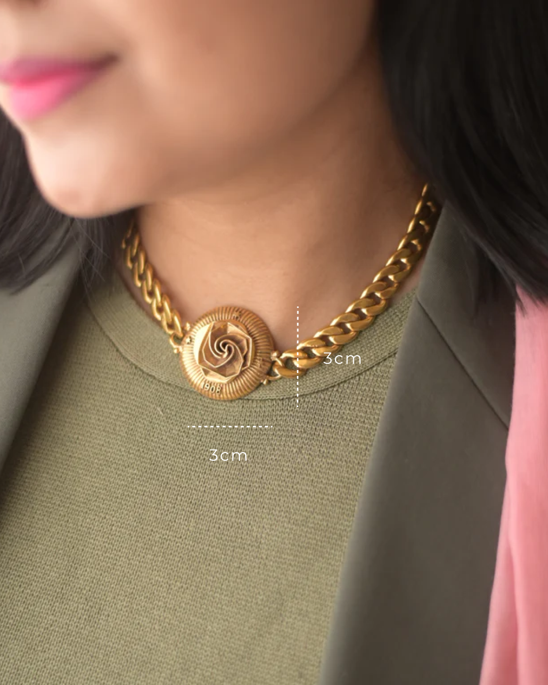 British Rose Choker