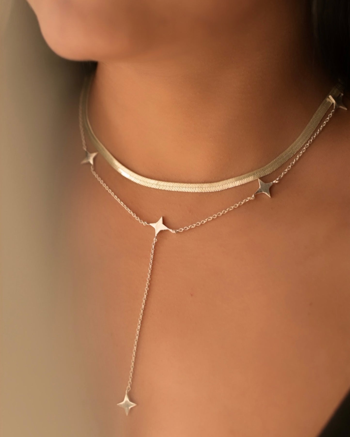 Star Drop Necklace