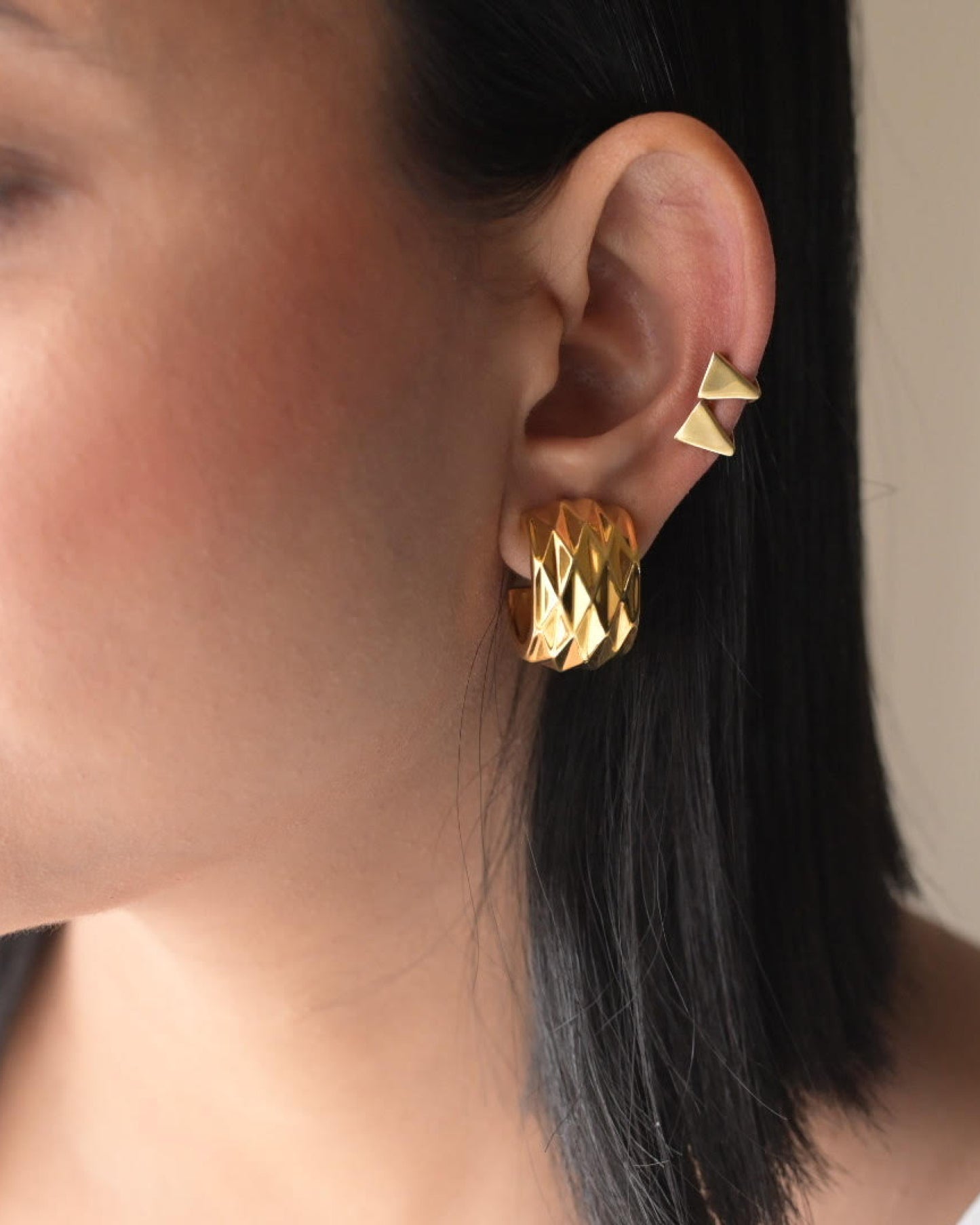 Lunar Rock Ear Cuff
