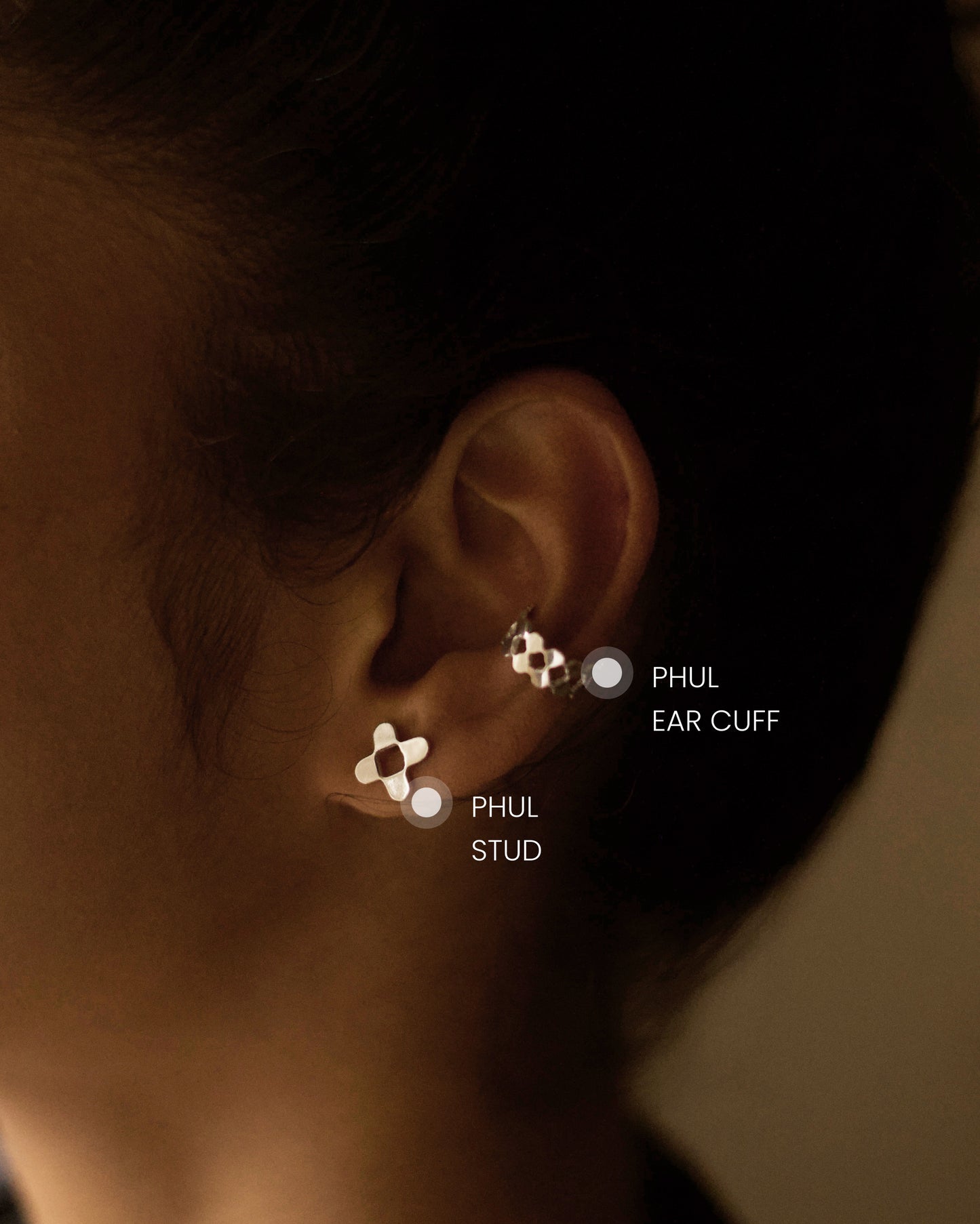 Phul Stud + Phul Ear Cuff