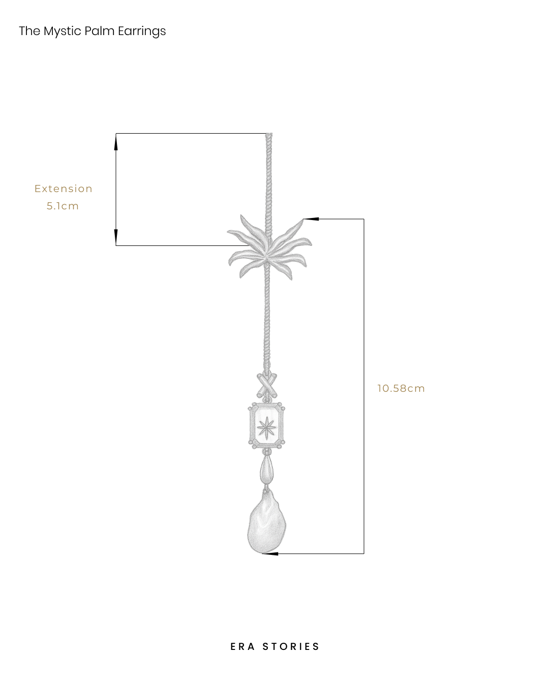 The Mystic Palm Earrings