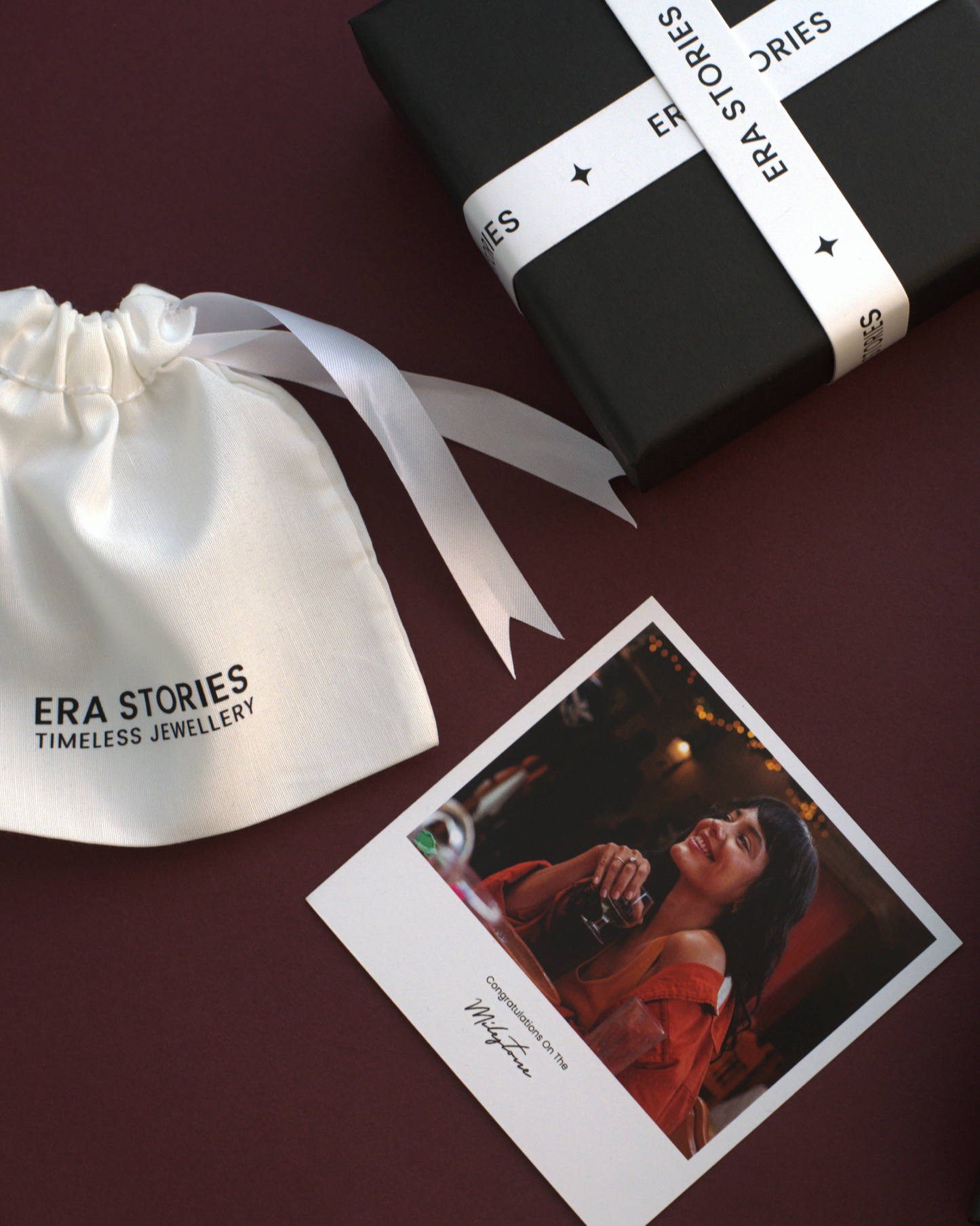 Customised birthday gift hamper with personalised message