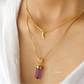 Dimension - royal amethyst pendant 
