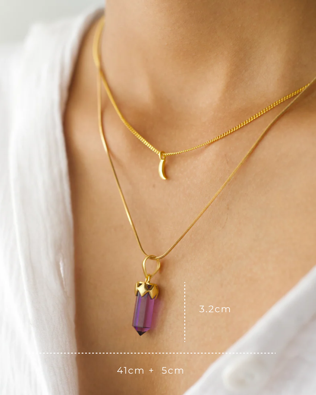 Dimension - royal amethyst pendant 
