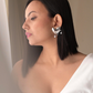 Heart of Gold Typographic Statement Earrings