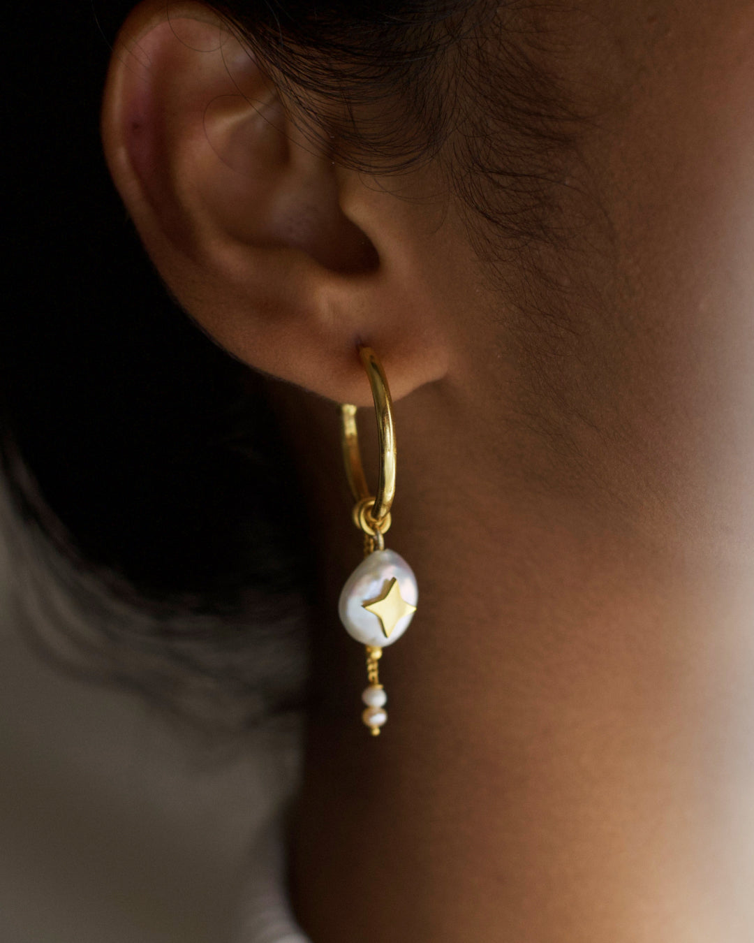 Midnight Sterling Silver Mismatched Earrings