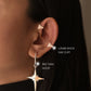 Big Tara Hoop + 2 Pair of Lunar Rock Ear Cuff