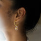 Polaris Hoop Clear Quartz Sterling Silver