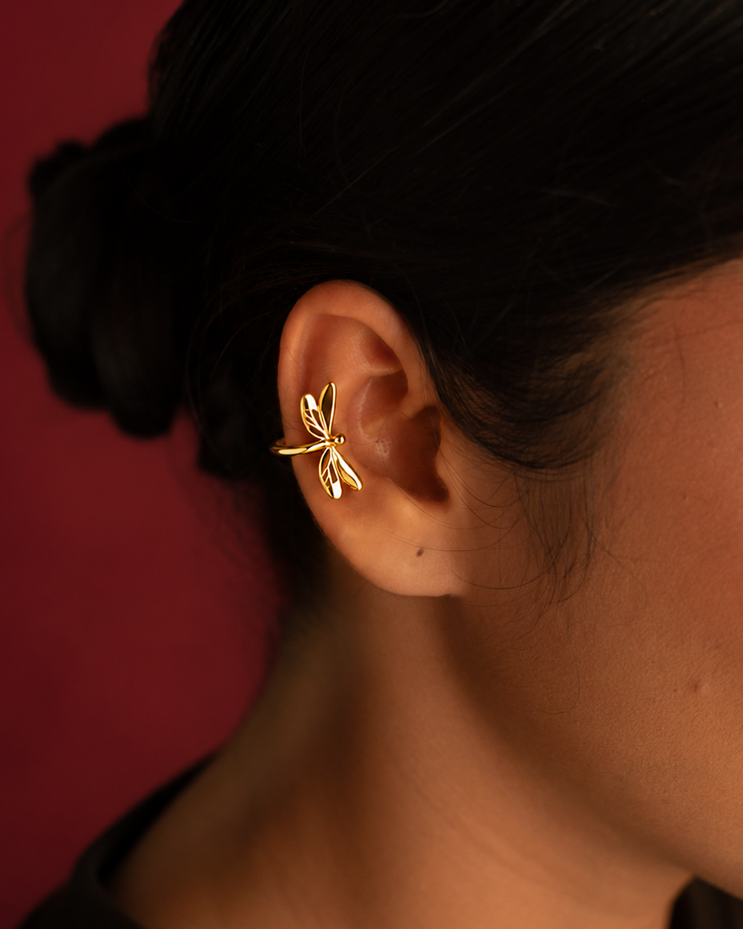 Dragonfly Ear Cuff (Press On)