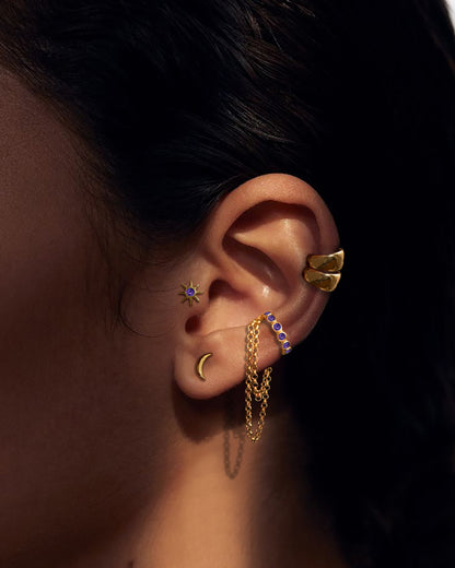 Trendy gold studded earrings for women
