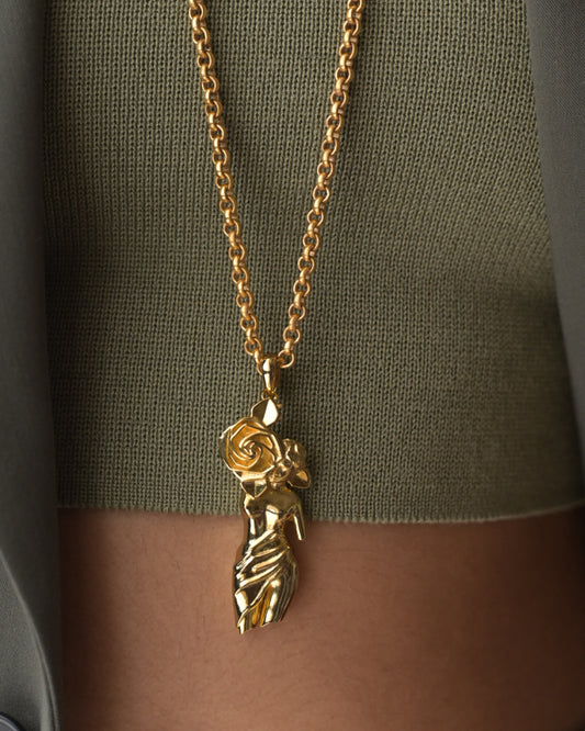 Bideshini Pendant with Chain
