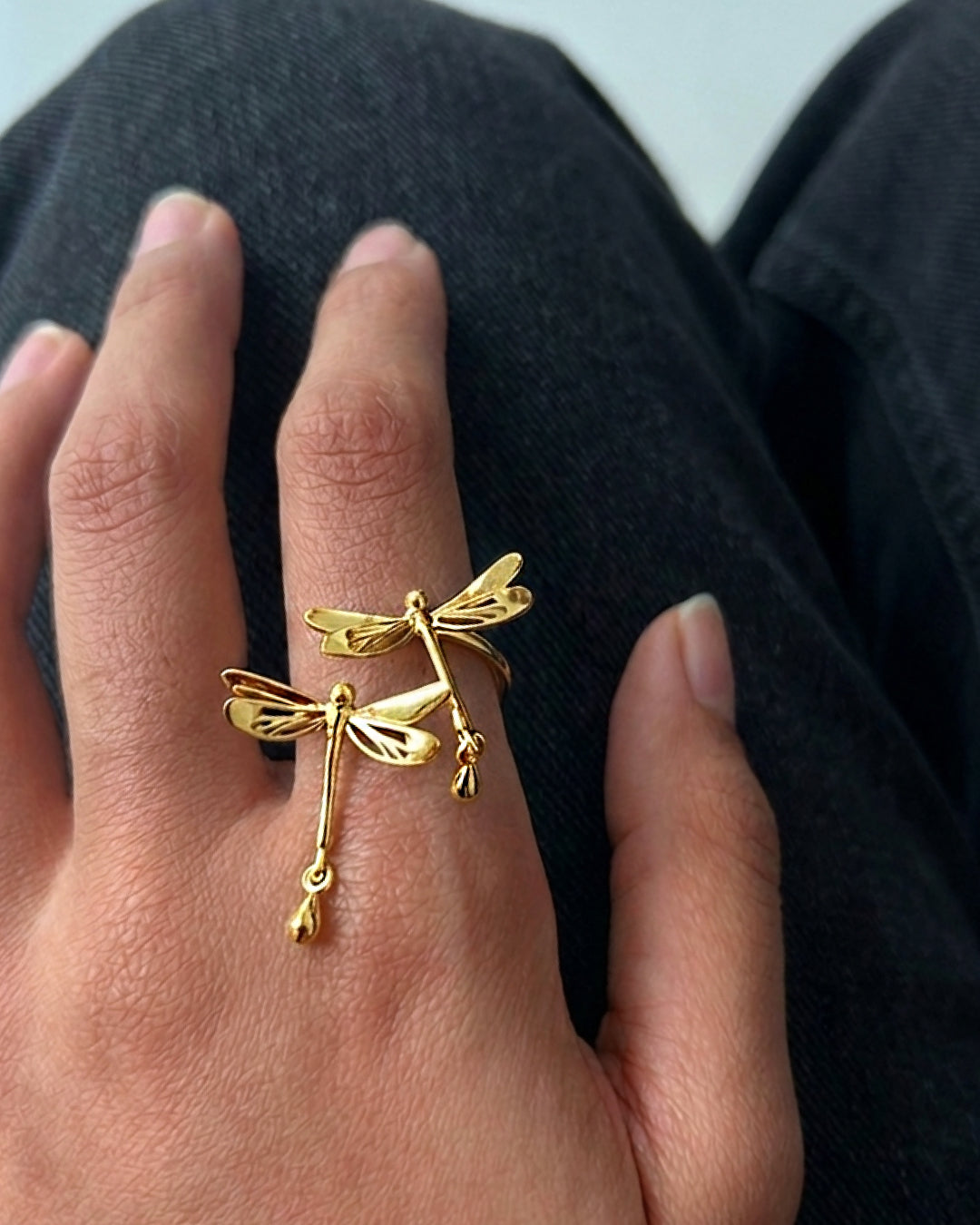 Mini Dragonfly Ring
