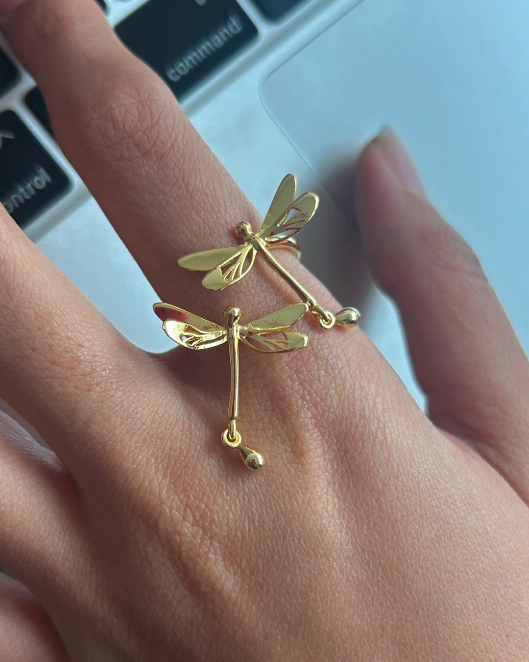 Mini Dragonfly Ring