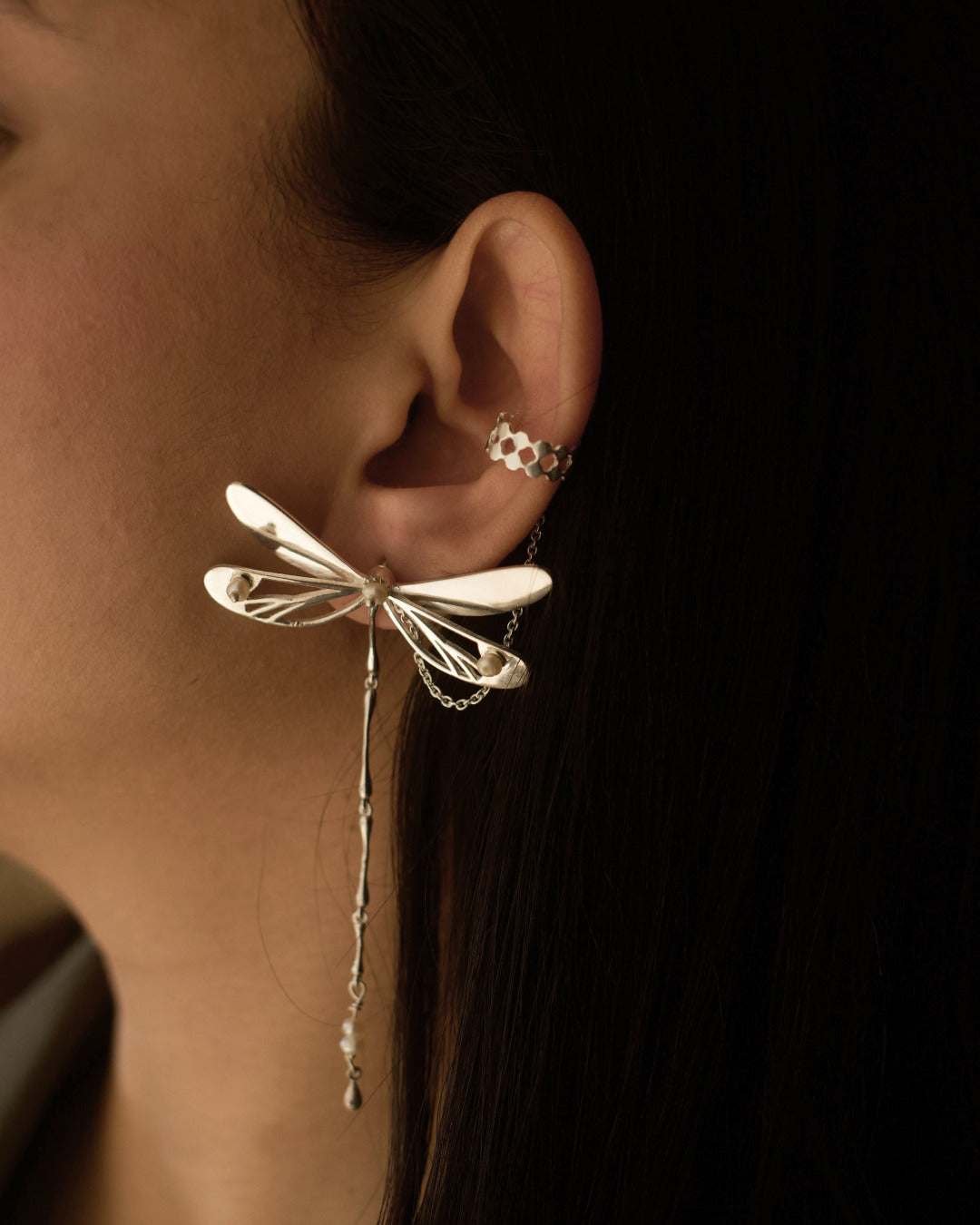 Mismatched Dragonfly Earrings