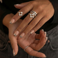 Bloom Ring + 2 Phul Rings (adjustable)