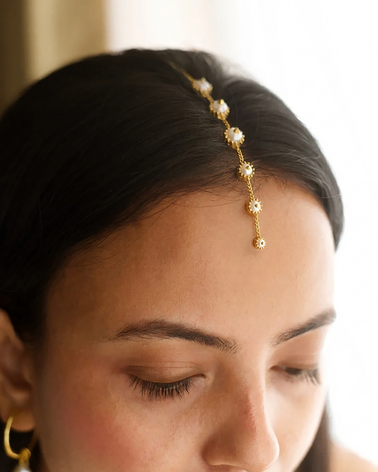 Sea Queen Hair Ornament in Sterling Silver