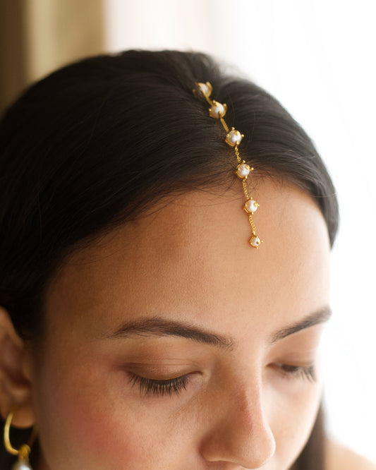 Sea Queen Hair Ornament in Sterling Silver