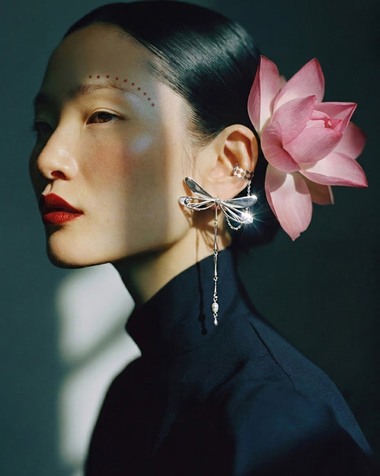 Mismatched Dragonfly Earrings