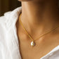 Lunar Ocean Sterling Silver Pendant with Chain