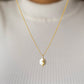 Lunar Ocean Sterling Silver Pendant with Chain