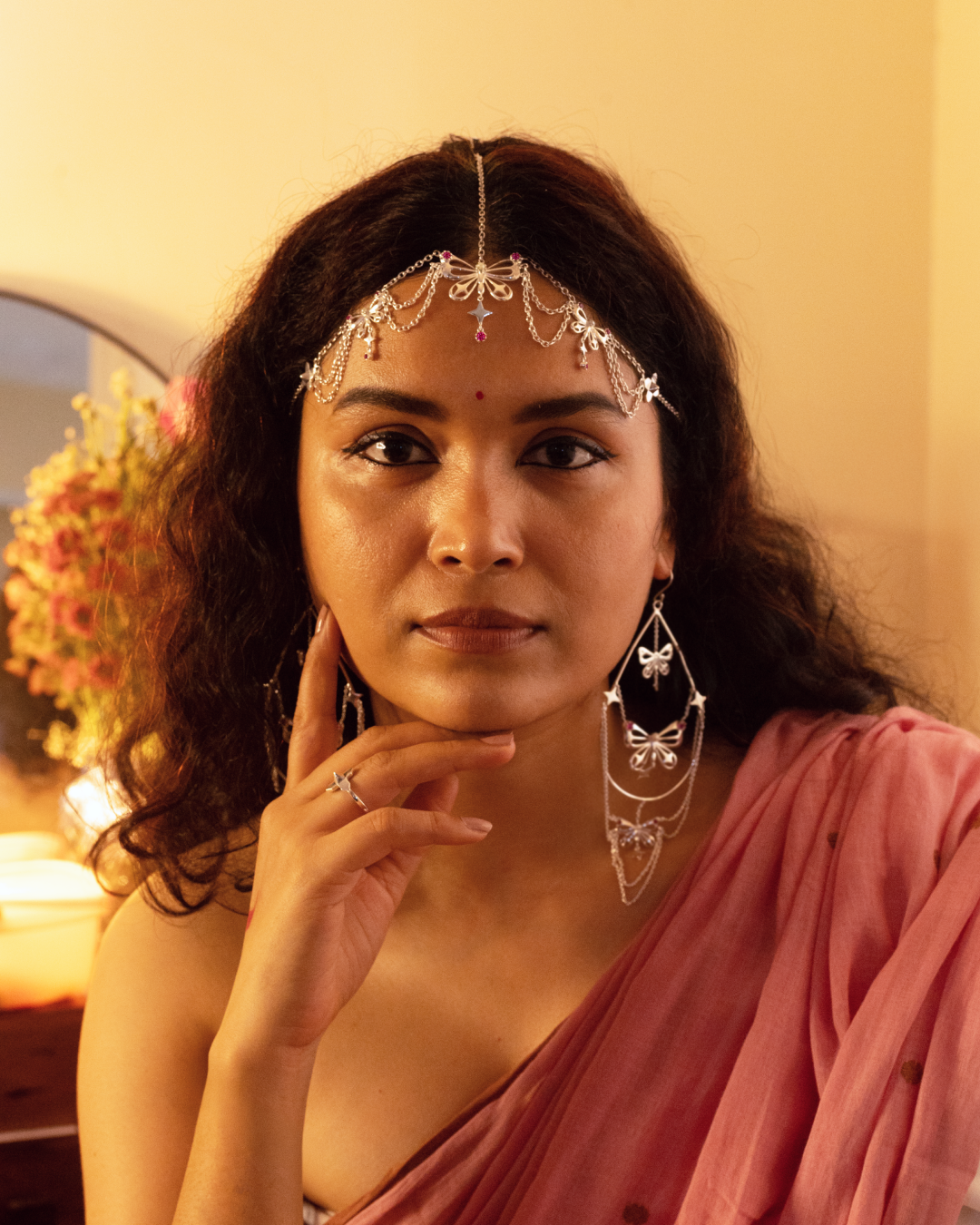 Drape of Wings Hair Ornament