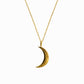 Affordable gold crescent moon pendant for women