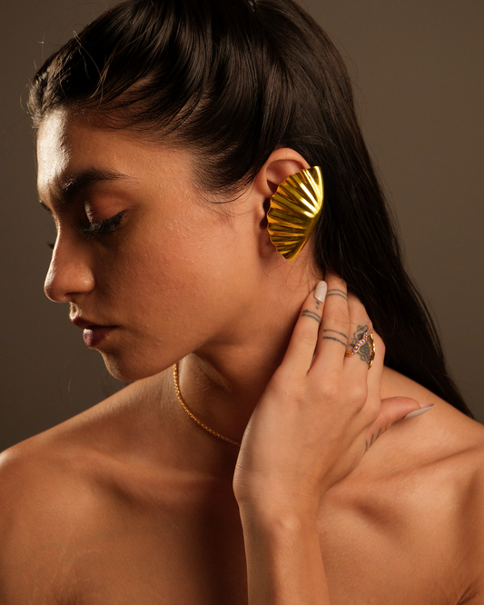 Fossil Ear Cuff