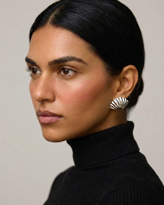 Fossil Ear Stud