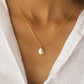 Lunar Ocean Sterling Silver Pendant with Chain