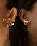 Mismatched Dragonfly Earrings | Asymmetric Statement Earrings