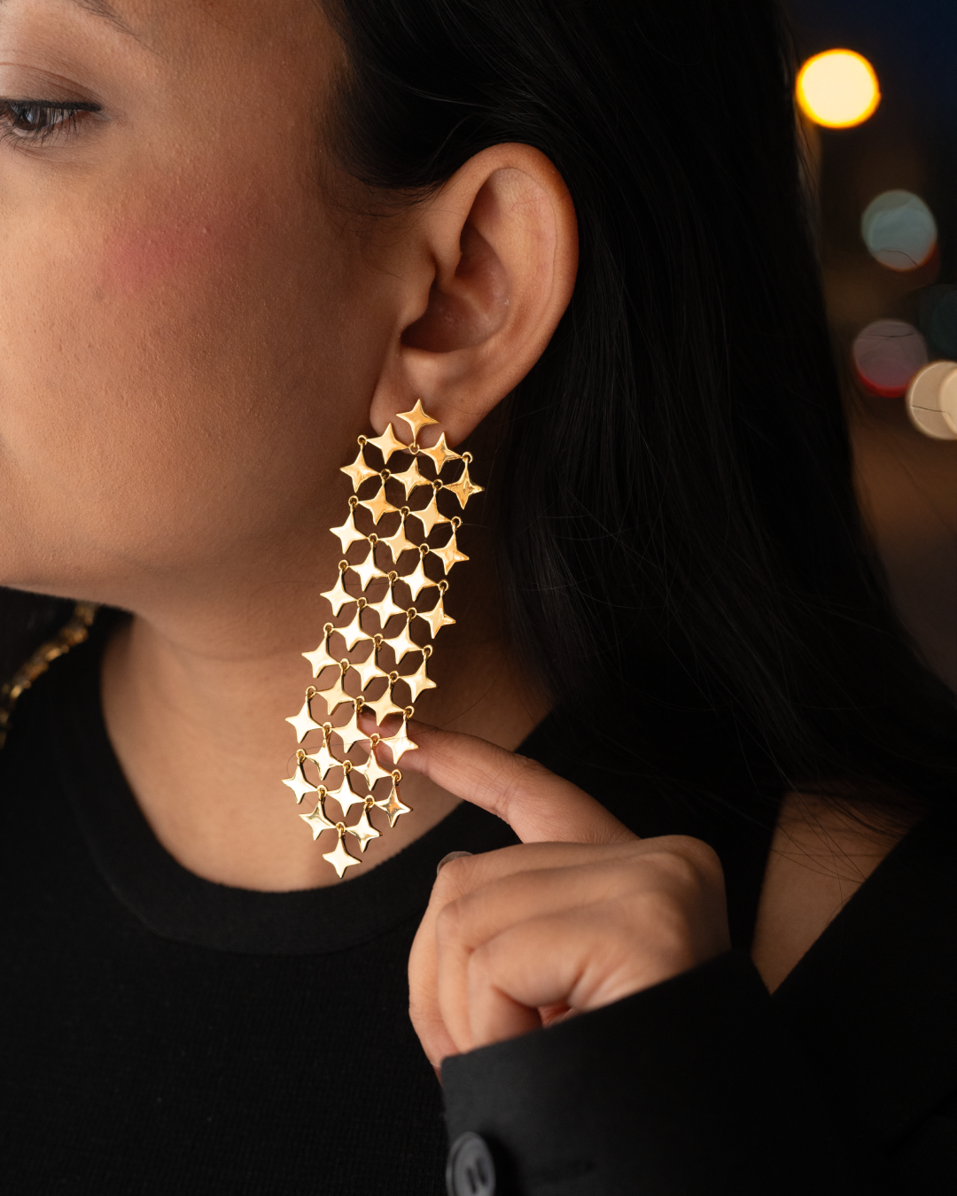 Star Drizzle Earrings