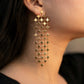 Modern Star Drizzle gold drop earrings for women